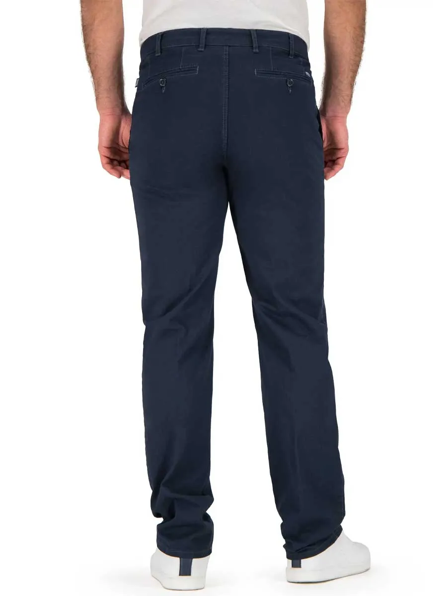 40% OFF BRUHL Parma B Stretch Cotton Chino - Men's - Marine - Size: 38 REG