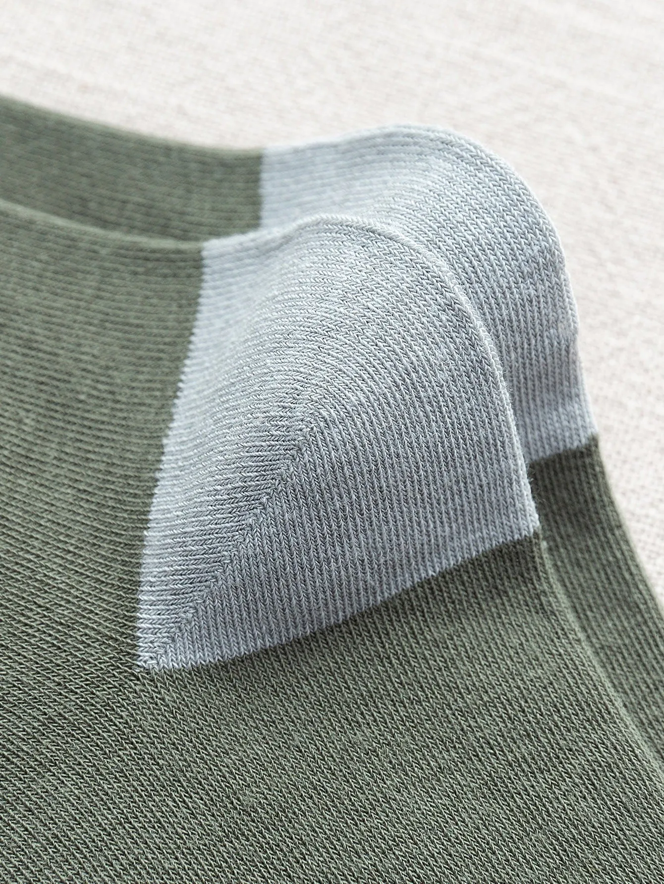 7pairs Men Colorblock Crew Socks