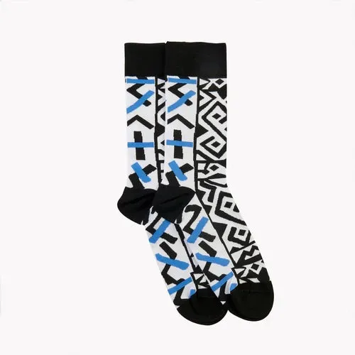Afropop Kasai Black Socks