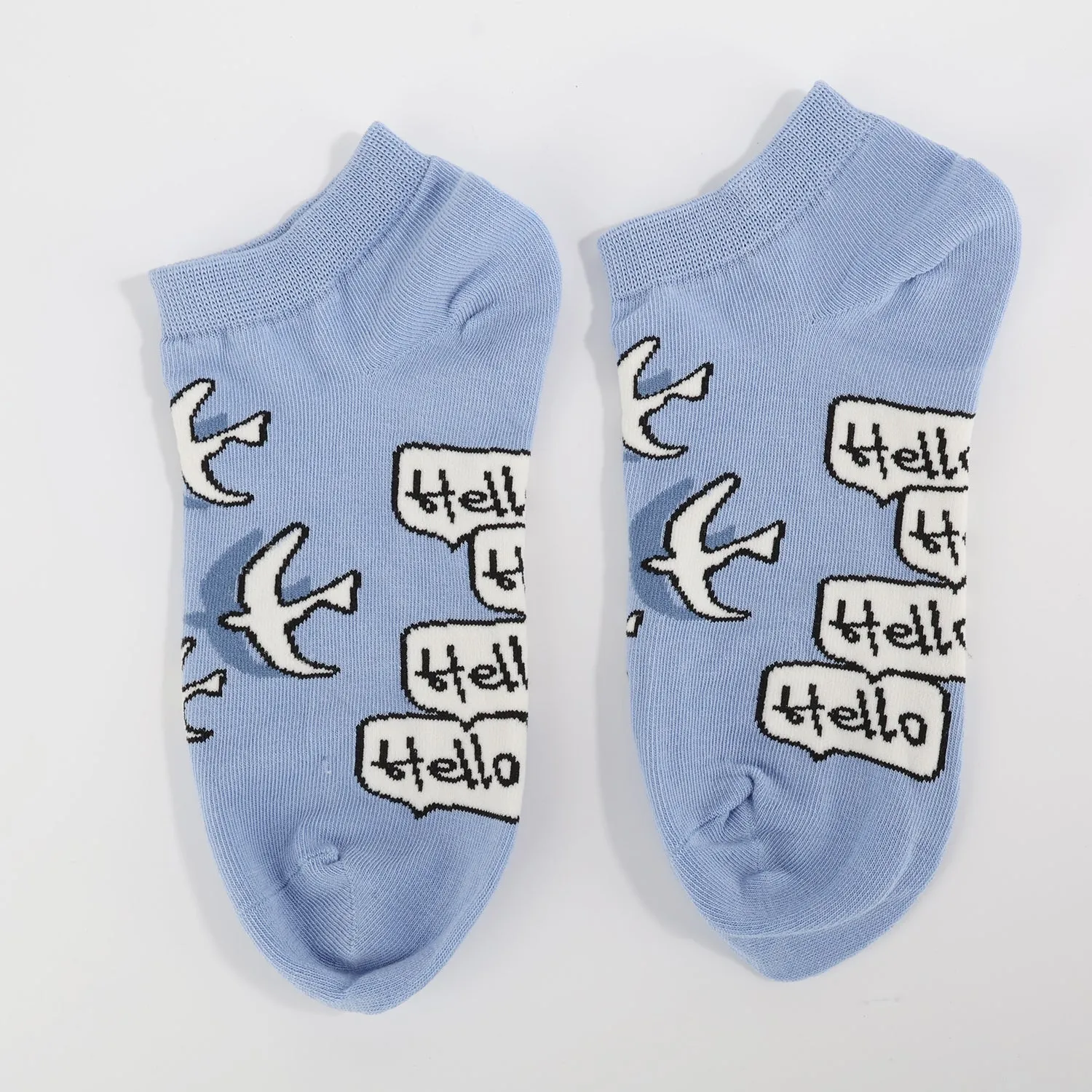 Blue Seagull Socks