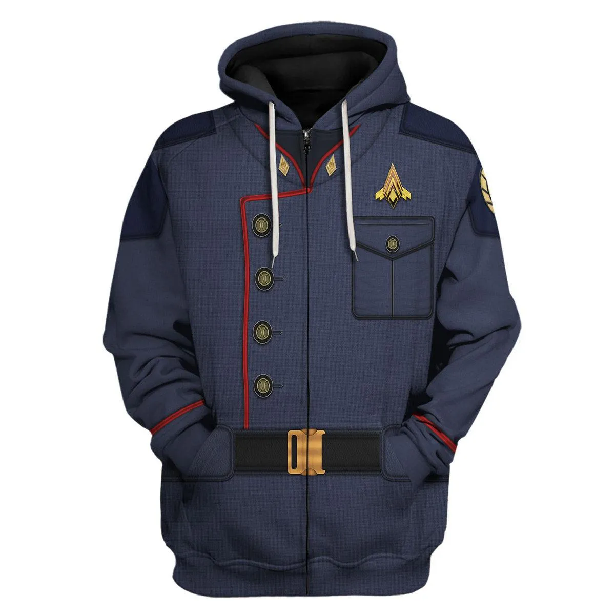 Captain Lee Apollo Adama Uniform T-shirt Hoodie Sweatpants Apparel