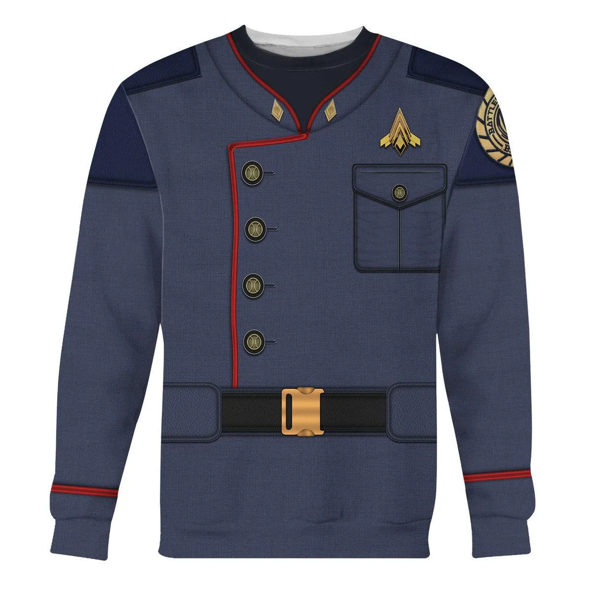 Captain Lee Apollo Adama Uniform T-shirt Hoodie Sweatpants Apparel