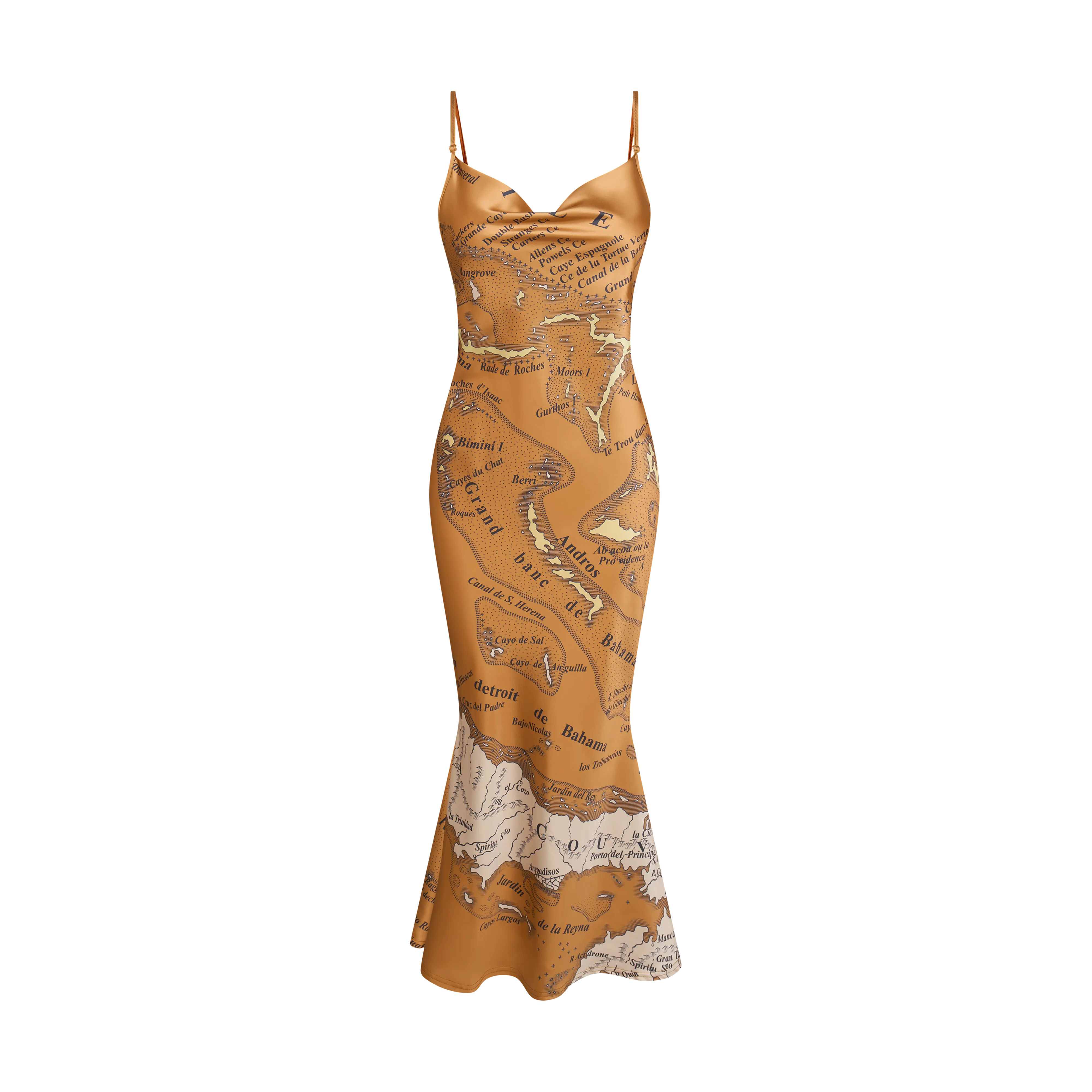 CARTE LUCAYOS DRESS-BROWN