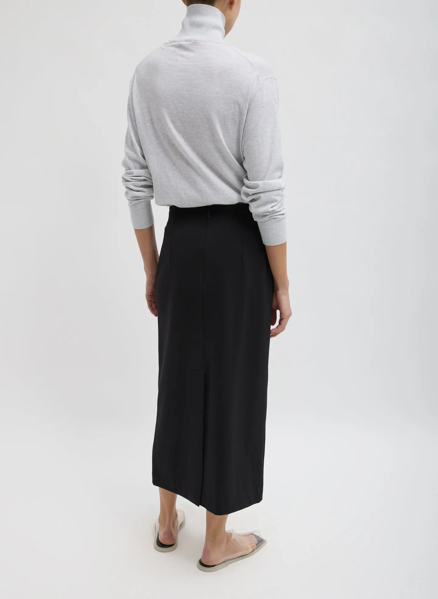 Compact Ultra Stretch Knit Pencil Skirt