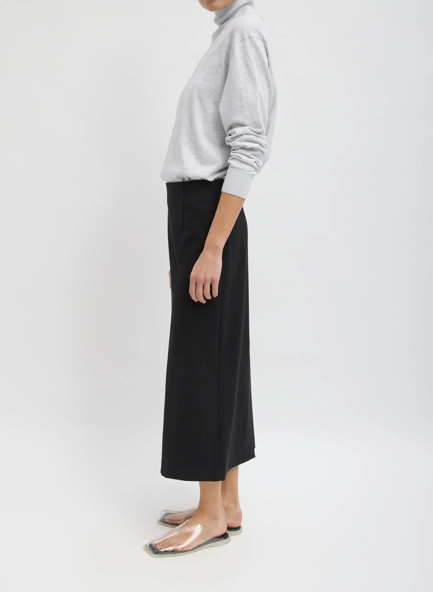 Compact Ultra Stretch Knit Pencil Skirt