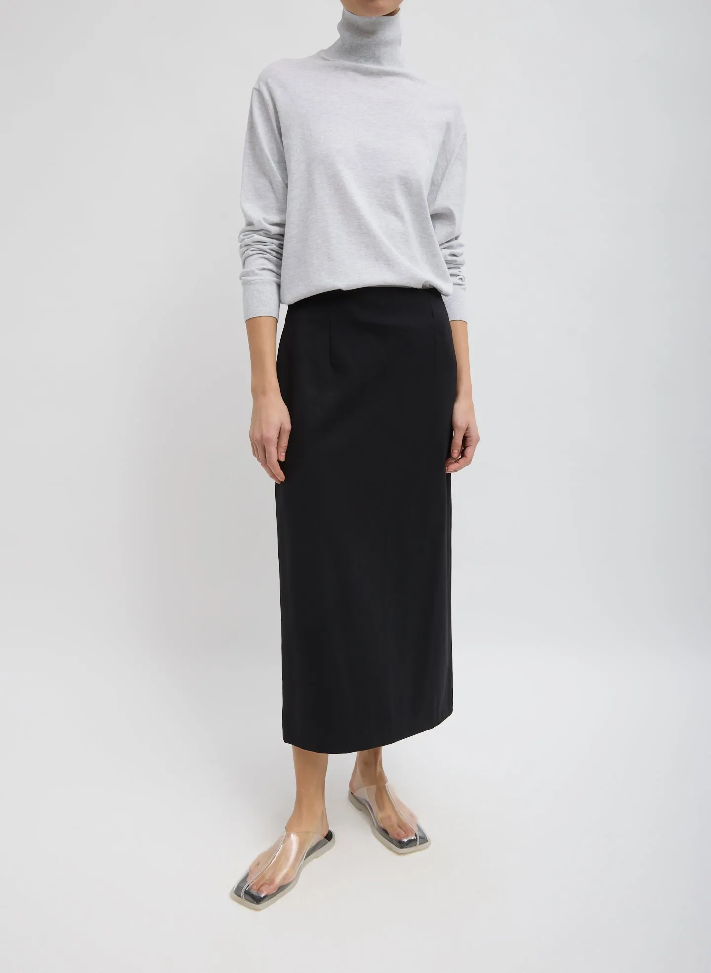 Compact Ultra Stretch Knit Pencil Skirt