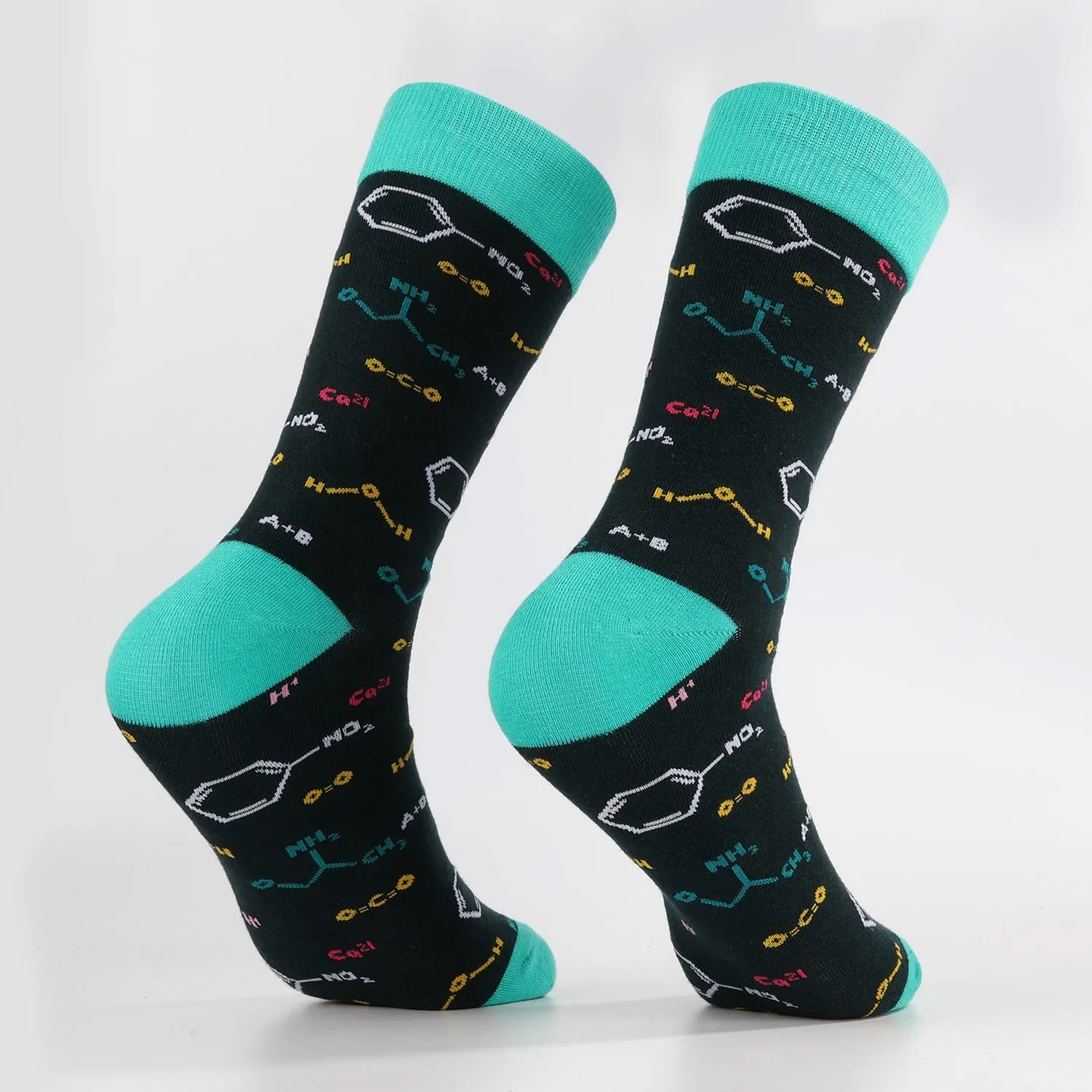 Crazy Chemistry Symbol Socks
