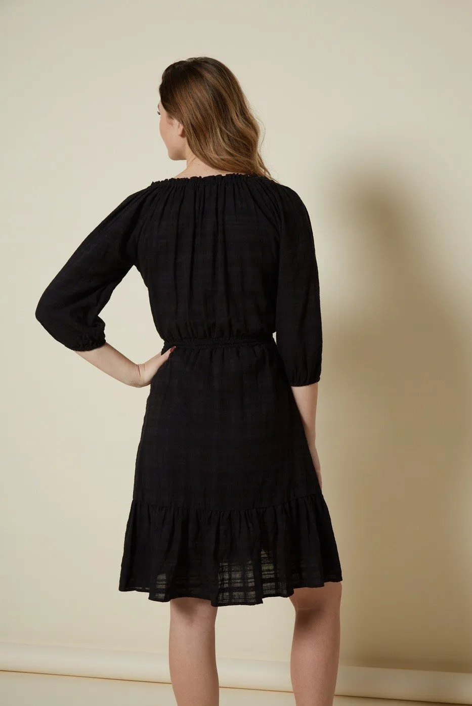 Demi Short Dress - Black