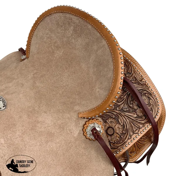 Double T Rustler's Rose Roper Style Saddle - 13 Inch