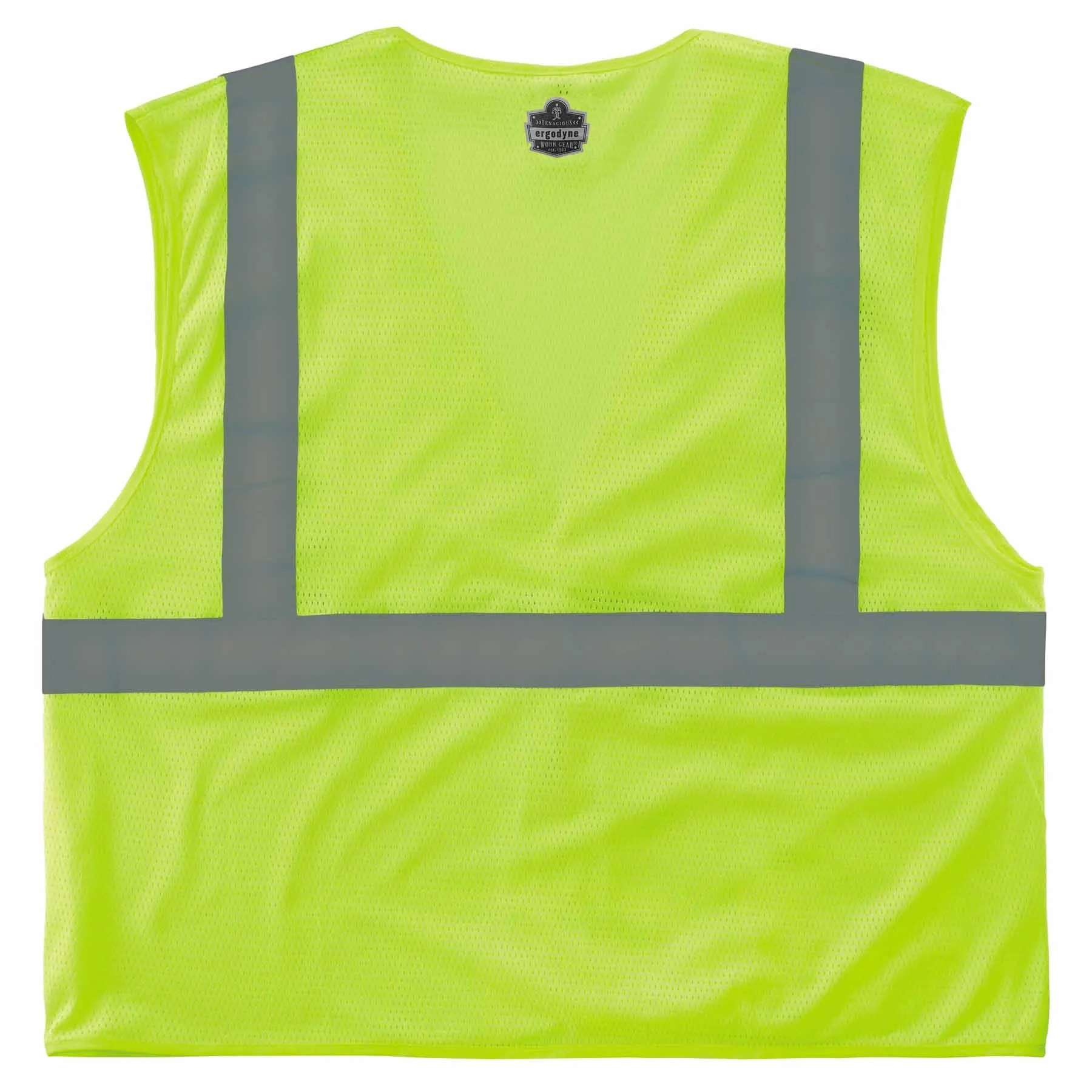 Ergodyne 24525 8210HL-S XL Lime Class 2 Economy Mesh Vest - Single Size