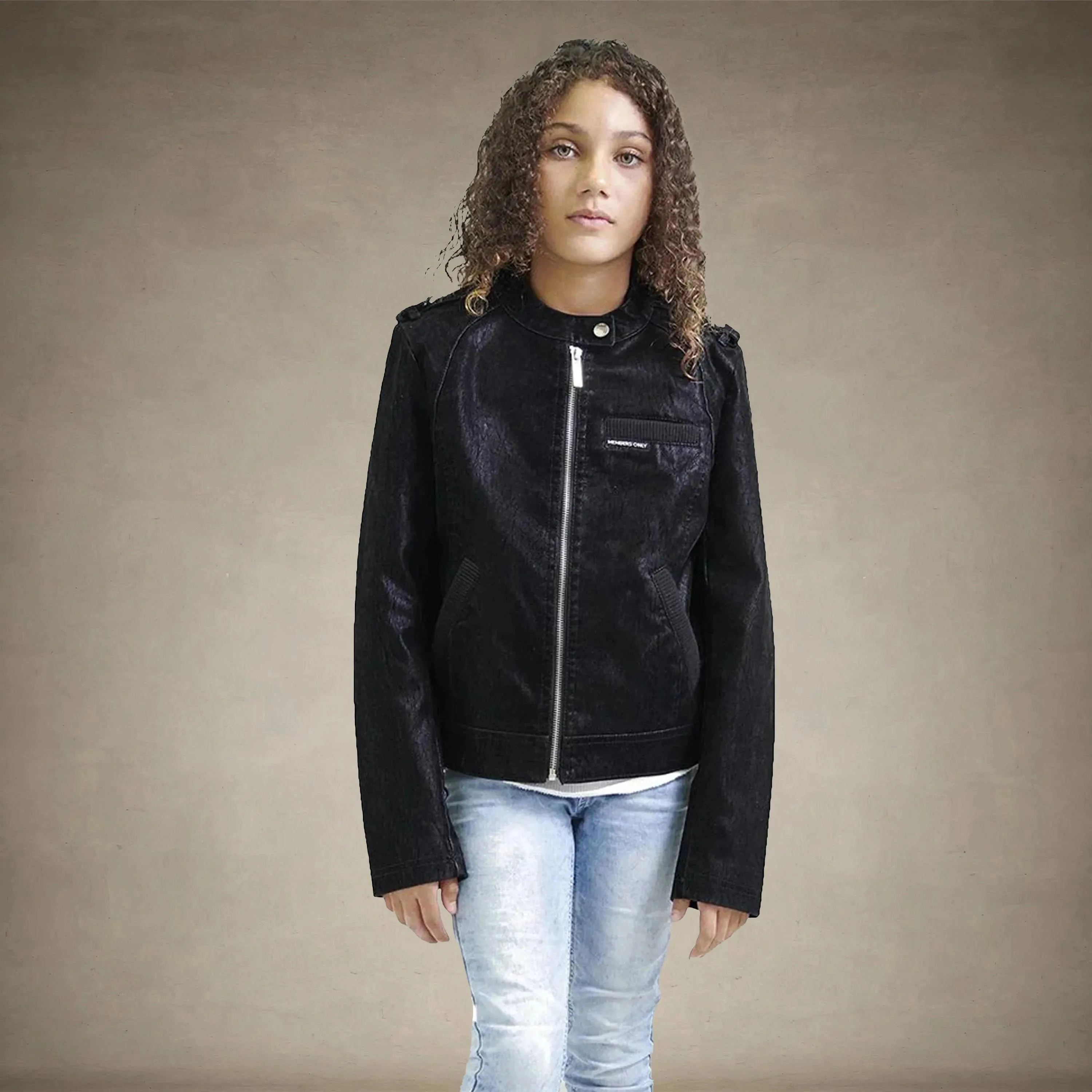Girl's Iconic Moto Faux Suede Jacket - FINAL SALE