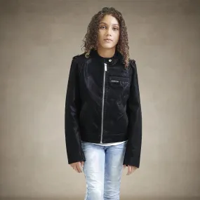Girl's Iconic Moto Faux Suede Jacket - FINAL SALE