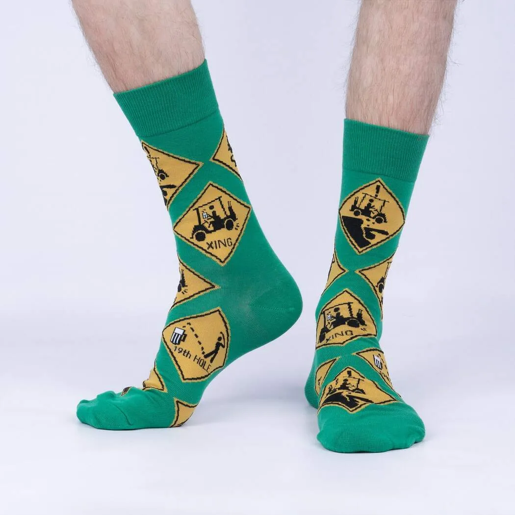 Golf Crossing Men's Crew Socks