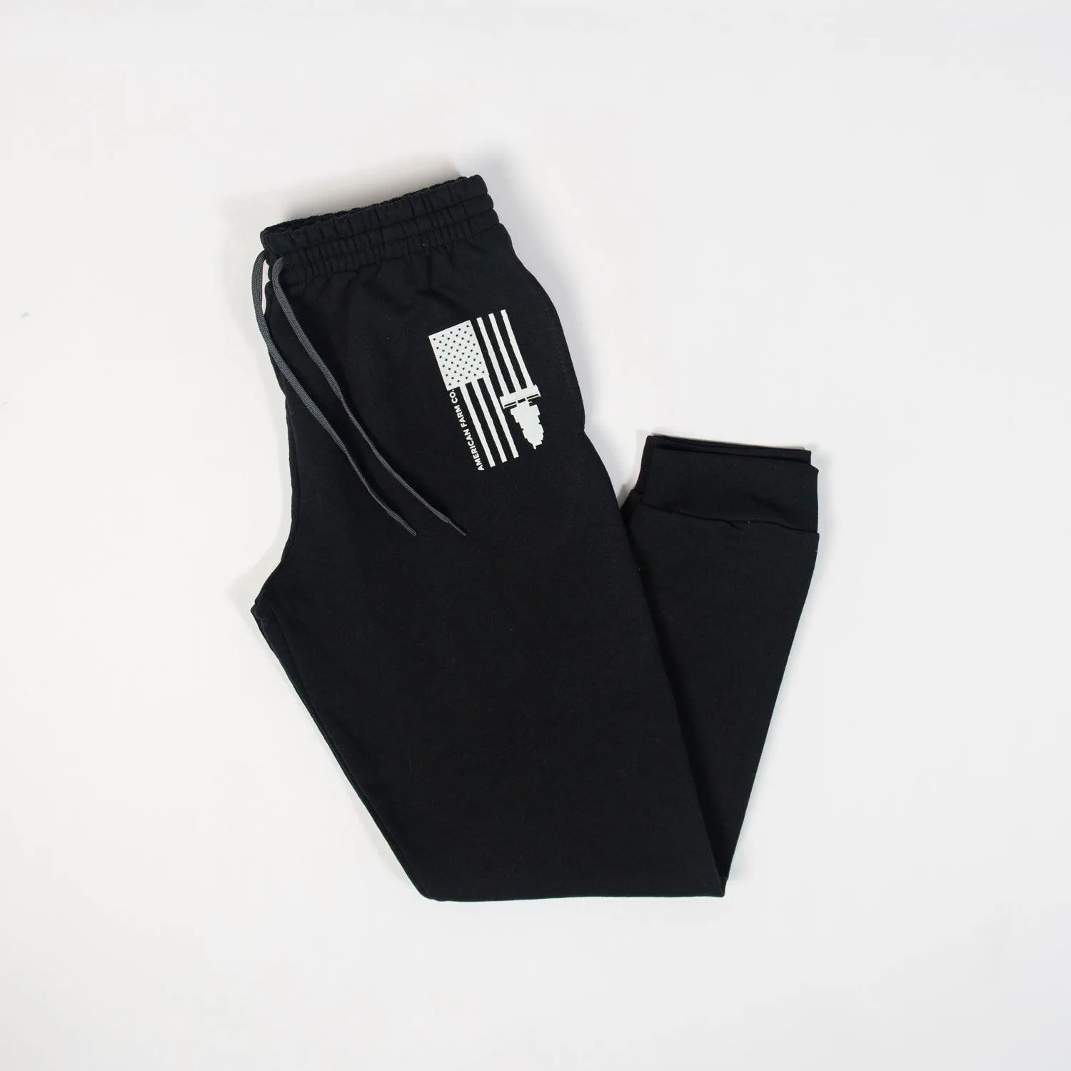 Harvest Flag Black Joggers - NEW