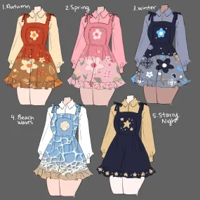 (Interest Check) Flowy Overall Rompers