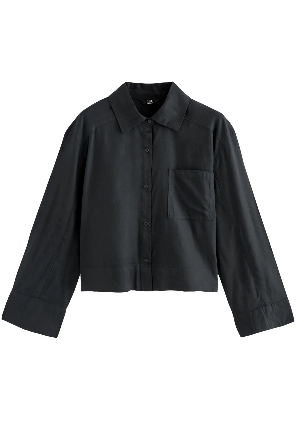 Linen Wide Sleeve Relaxed Fit Shirt