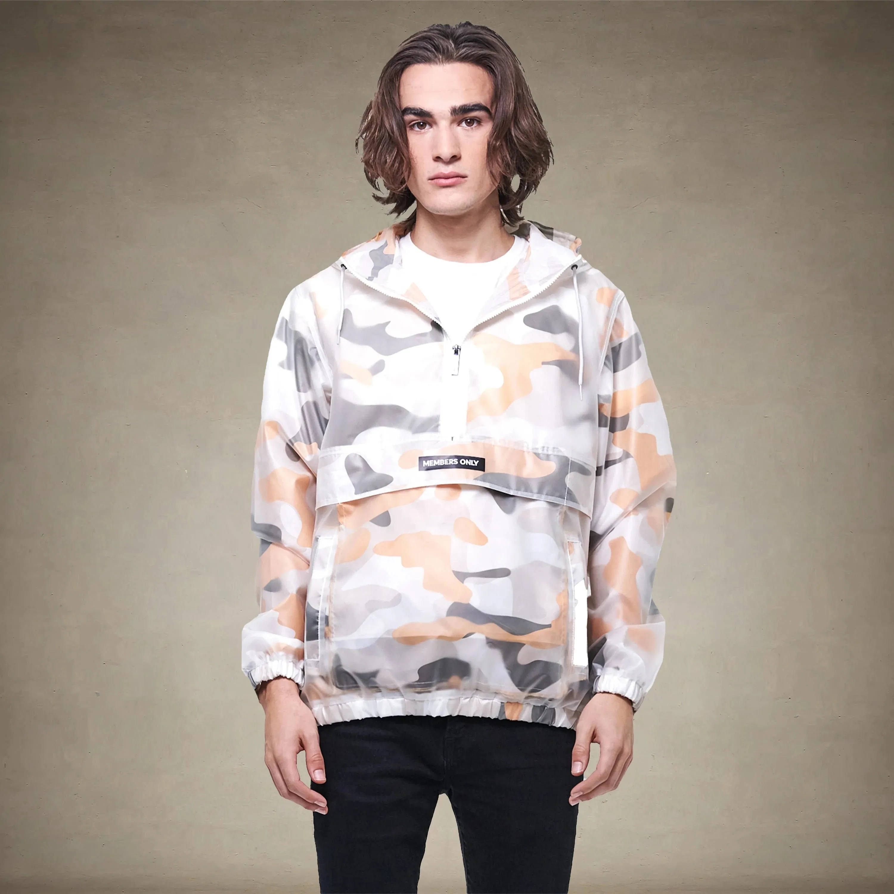 Men's Printed Camo   Translucent Layering Jacket - FINAL SALE