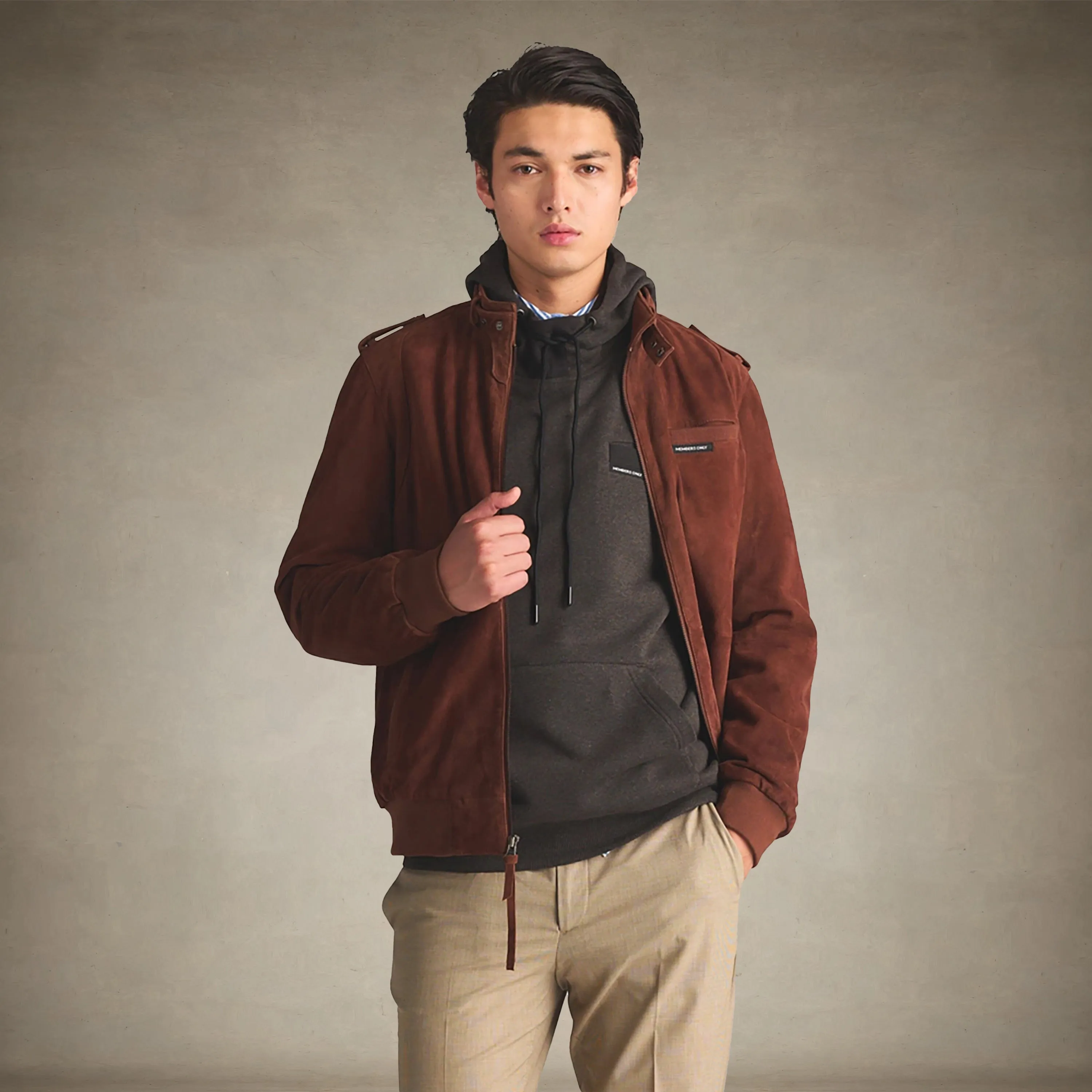 Men's Soft Suede Iconic Jacket