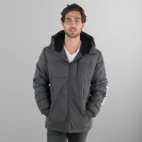 Men's Twill Block Puffer Jacket - FINAL SALE
