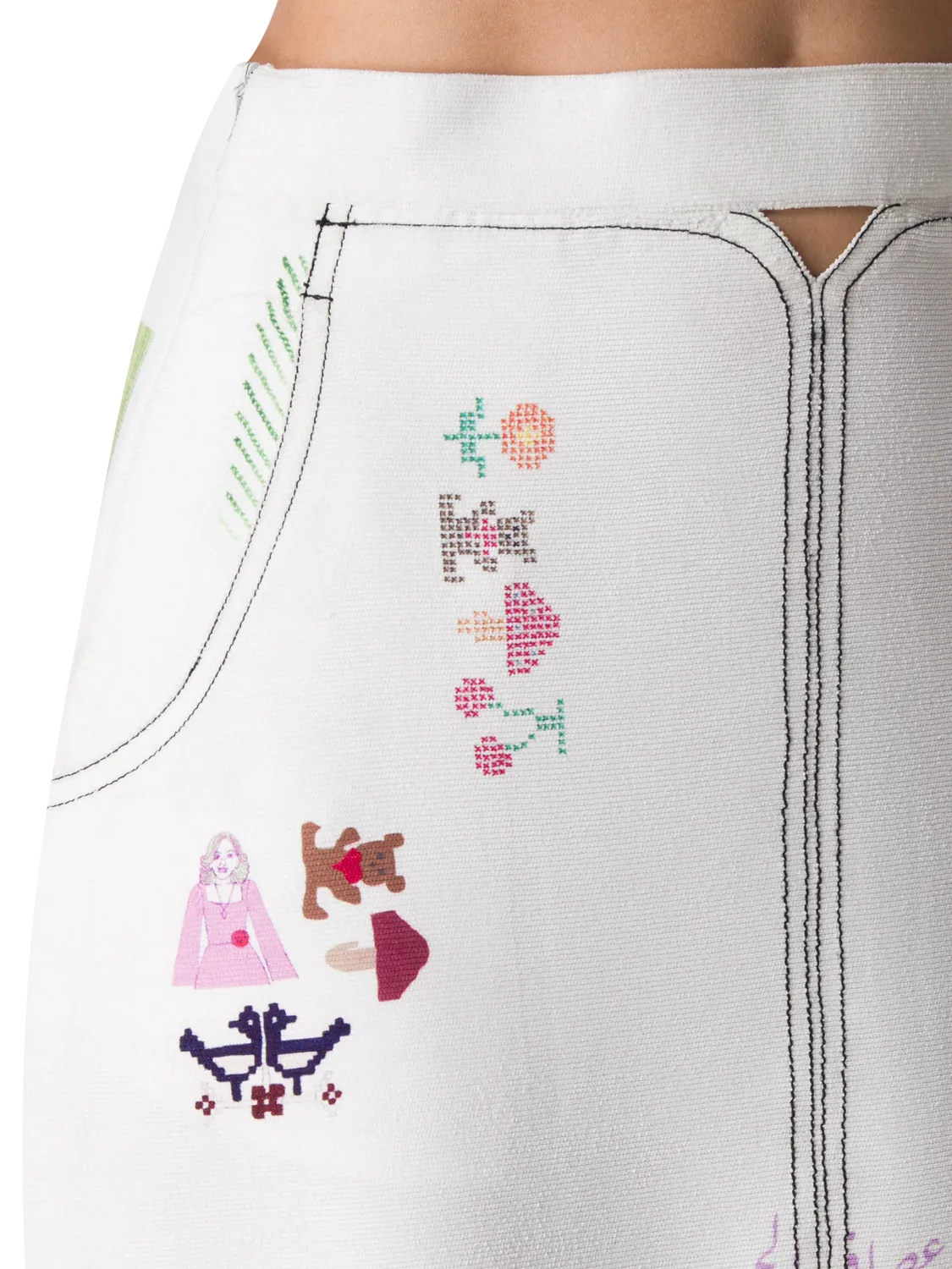 NAWALS PENCIL SKIRT