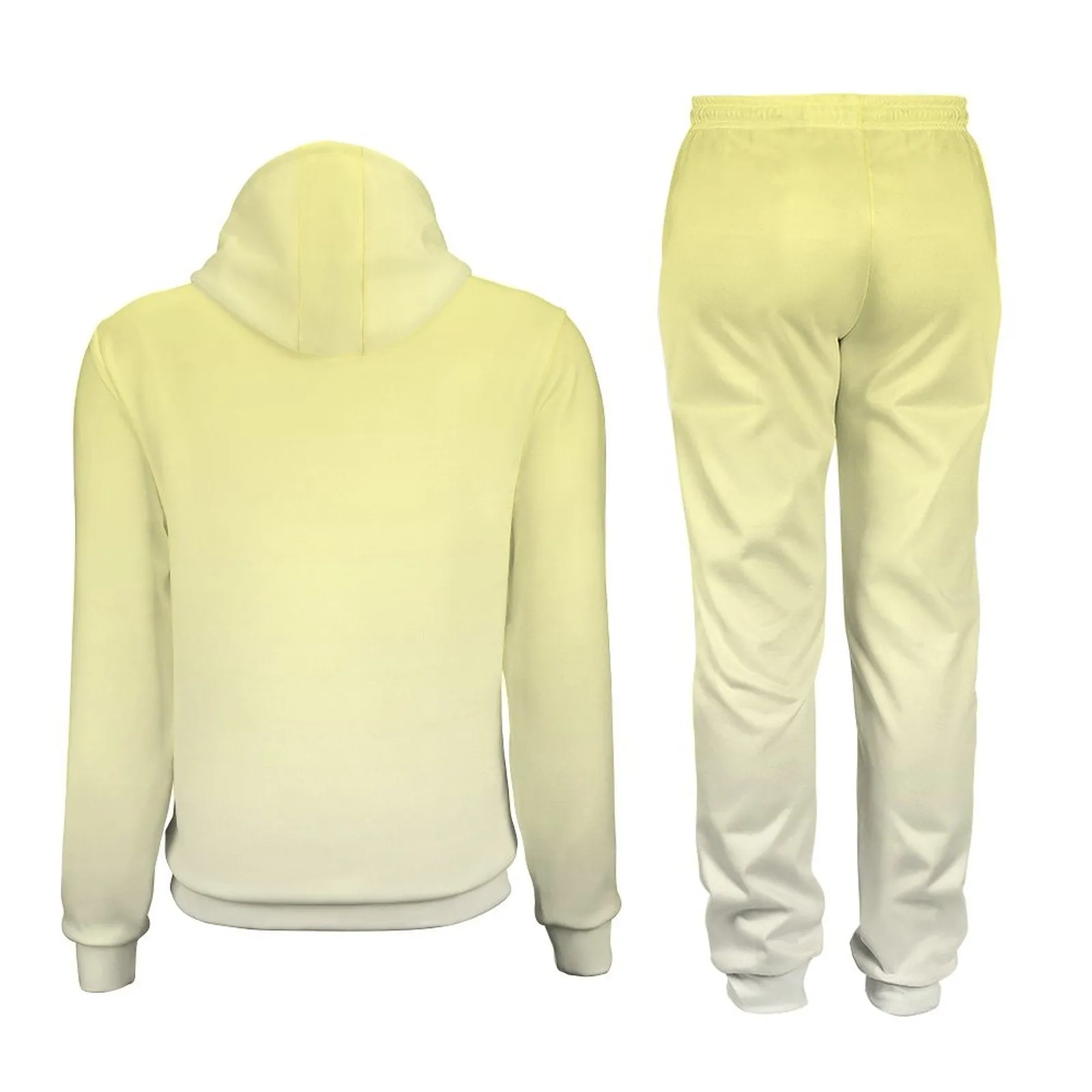 Personalize This Hoodie & Joggers Set-S to 5XL-Yellow