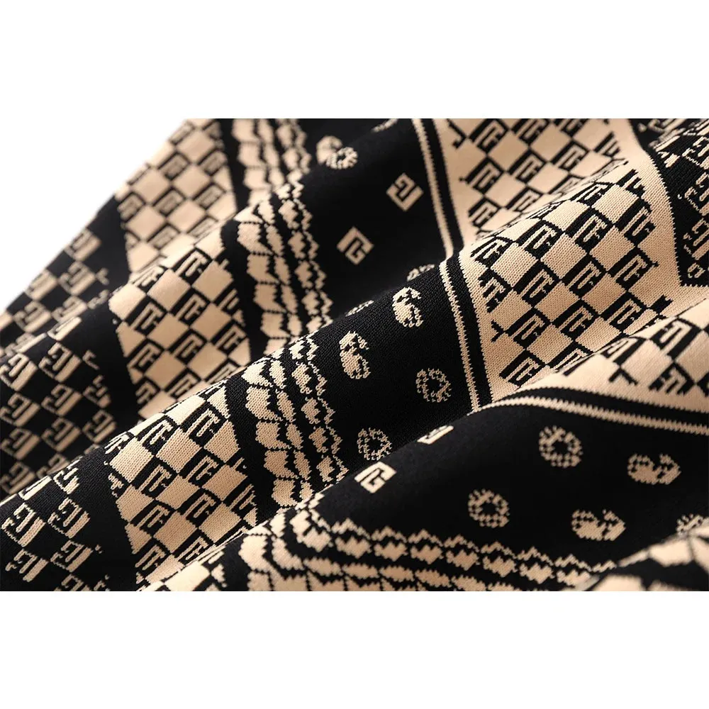 Pre Order:  Vintage Tribal Padded Midi Dress