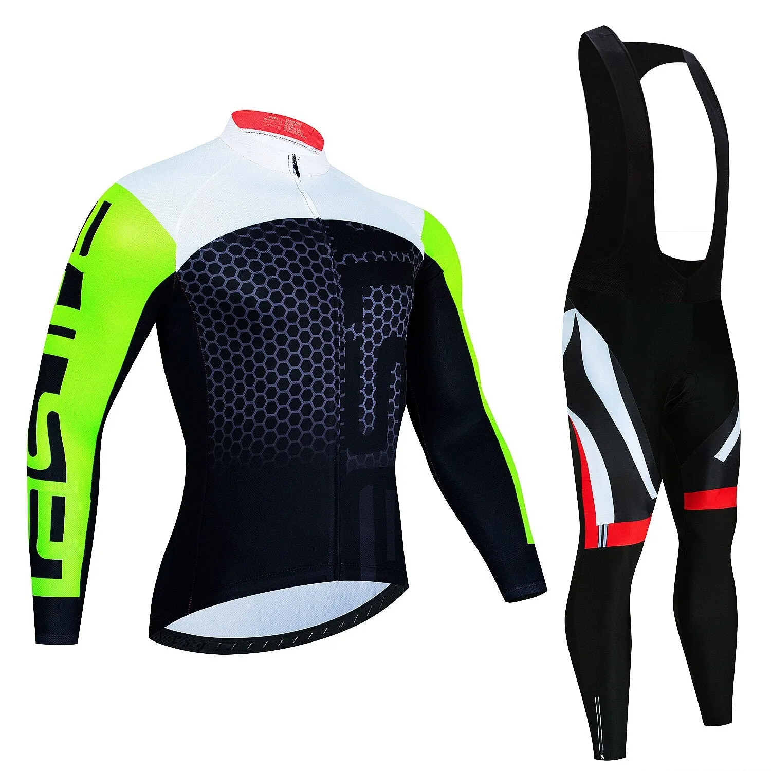 Pro Winter Thermal Fleece Cycling Jersey Set K72