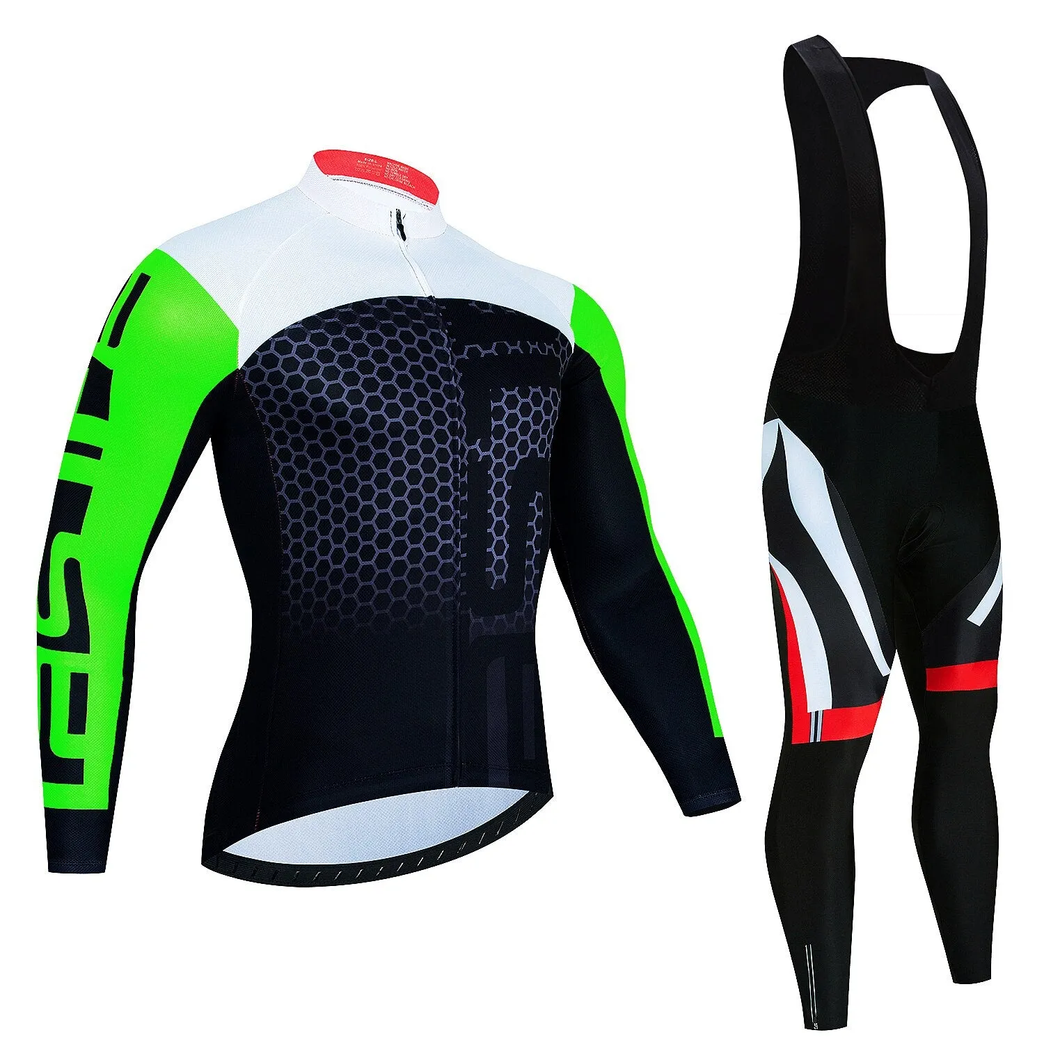 Pro Winter Thermal Fleece Cycling Jersey Set K72