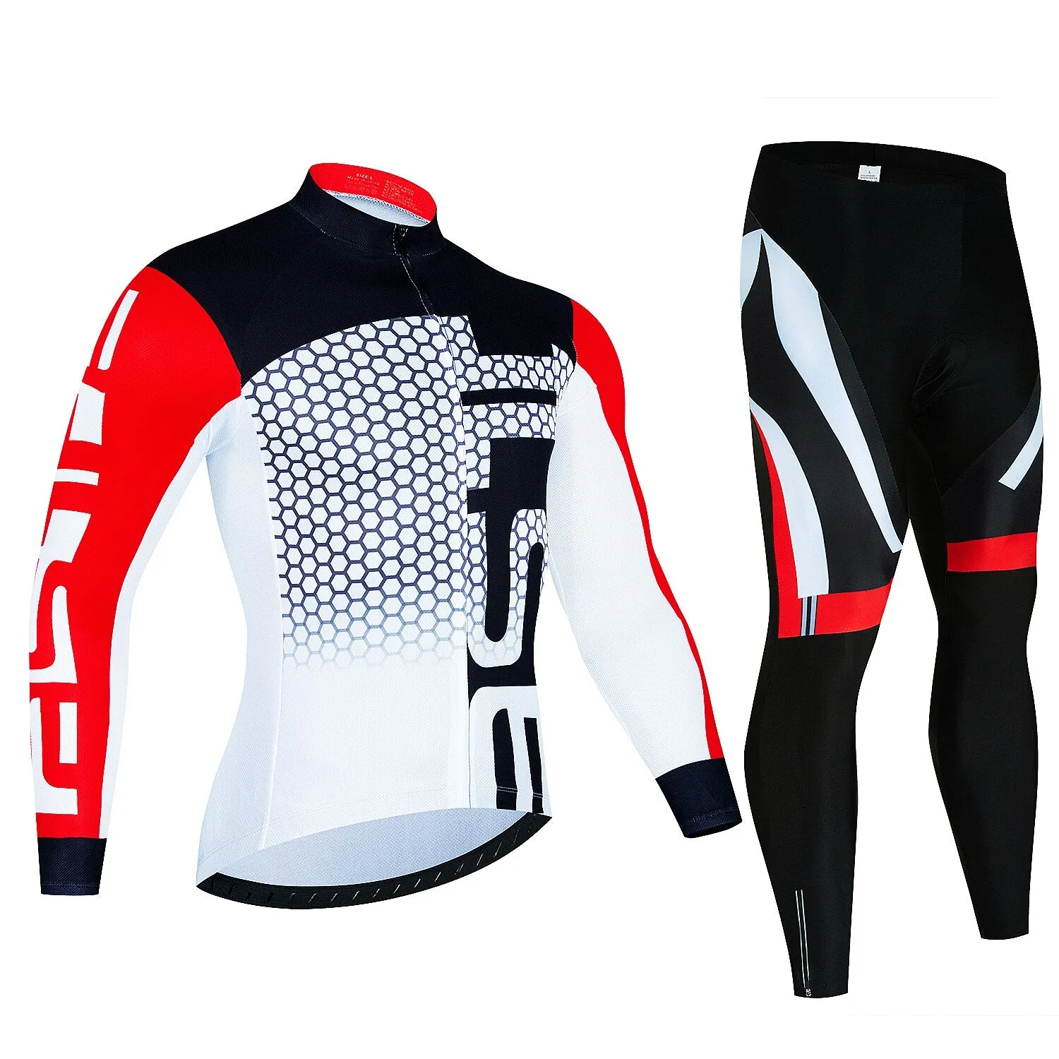 Pro Winter Thermal Fleece Cycling Jersey Set K72