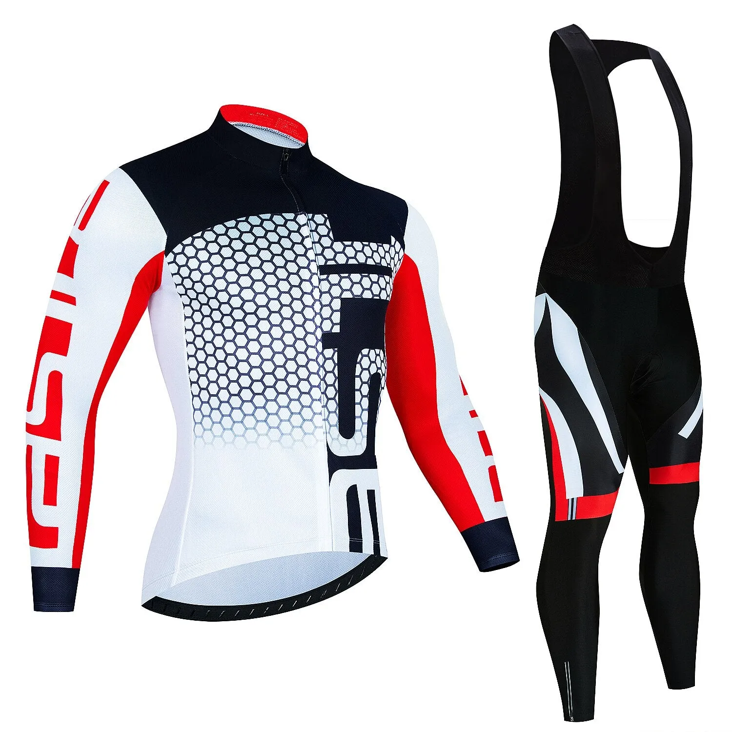 Pro Winter Thermal Fleece Cycling Jersey Set K72