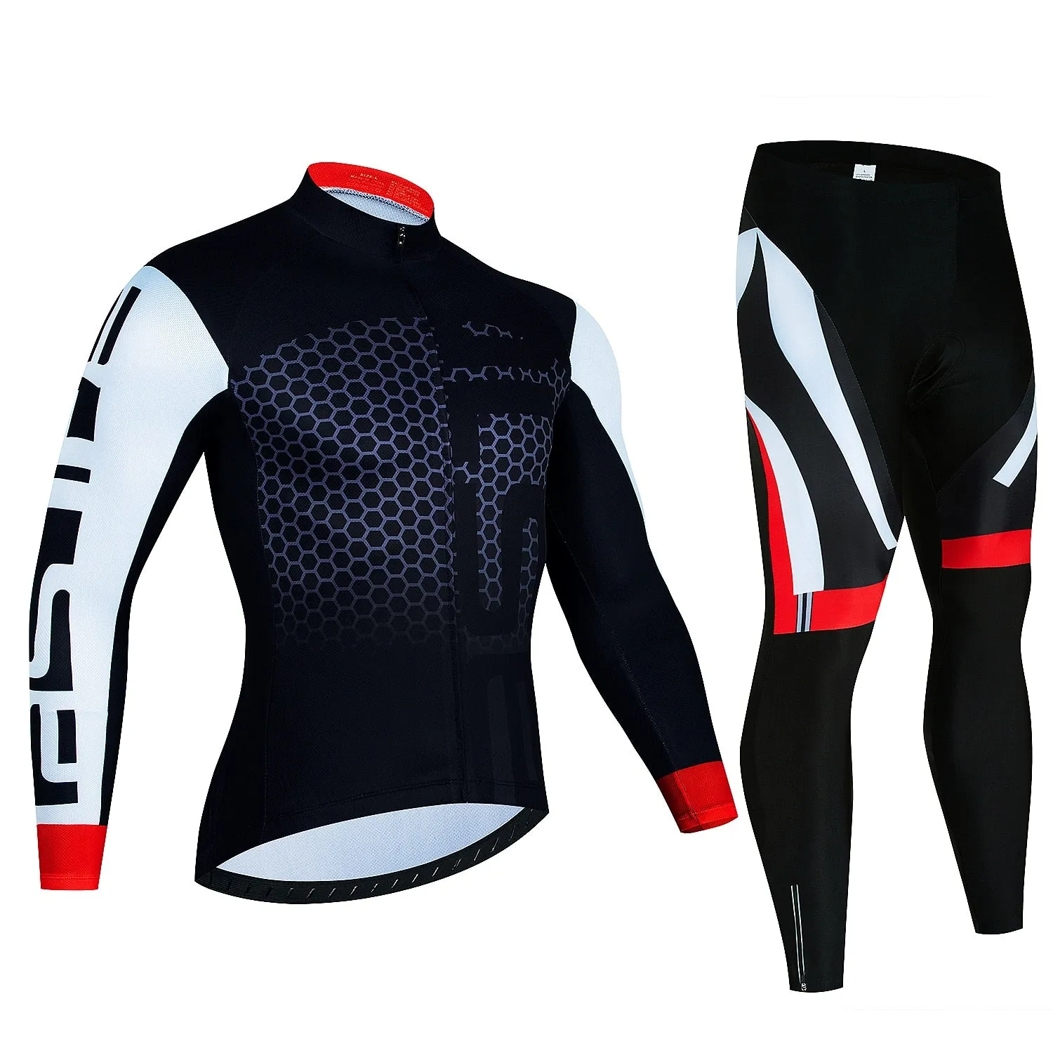 Pro Winter Thermal Fleece Cycling Jersey Set K72