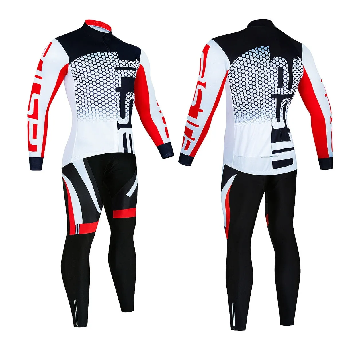 Pro Winter Thermal Fleece Cycling Jersey Set K72