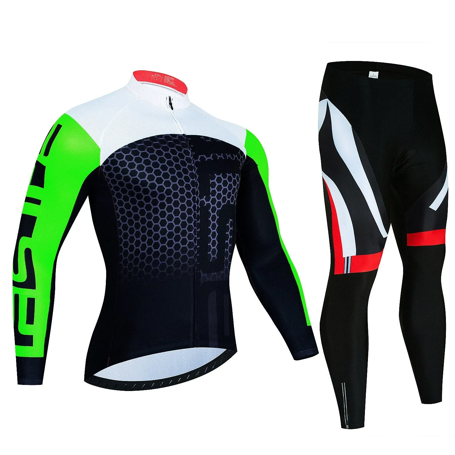 Pro Winter Thermal Fleece Cycling Jersey Set K72