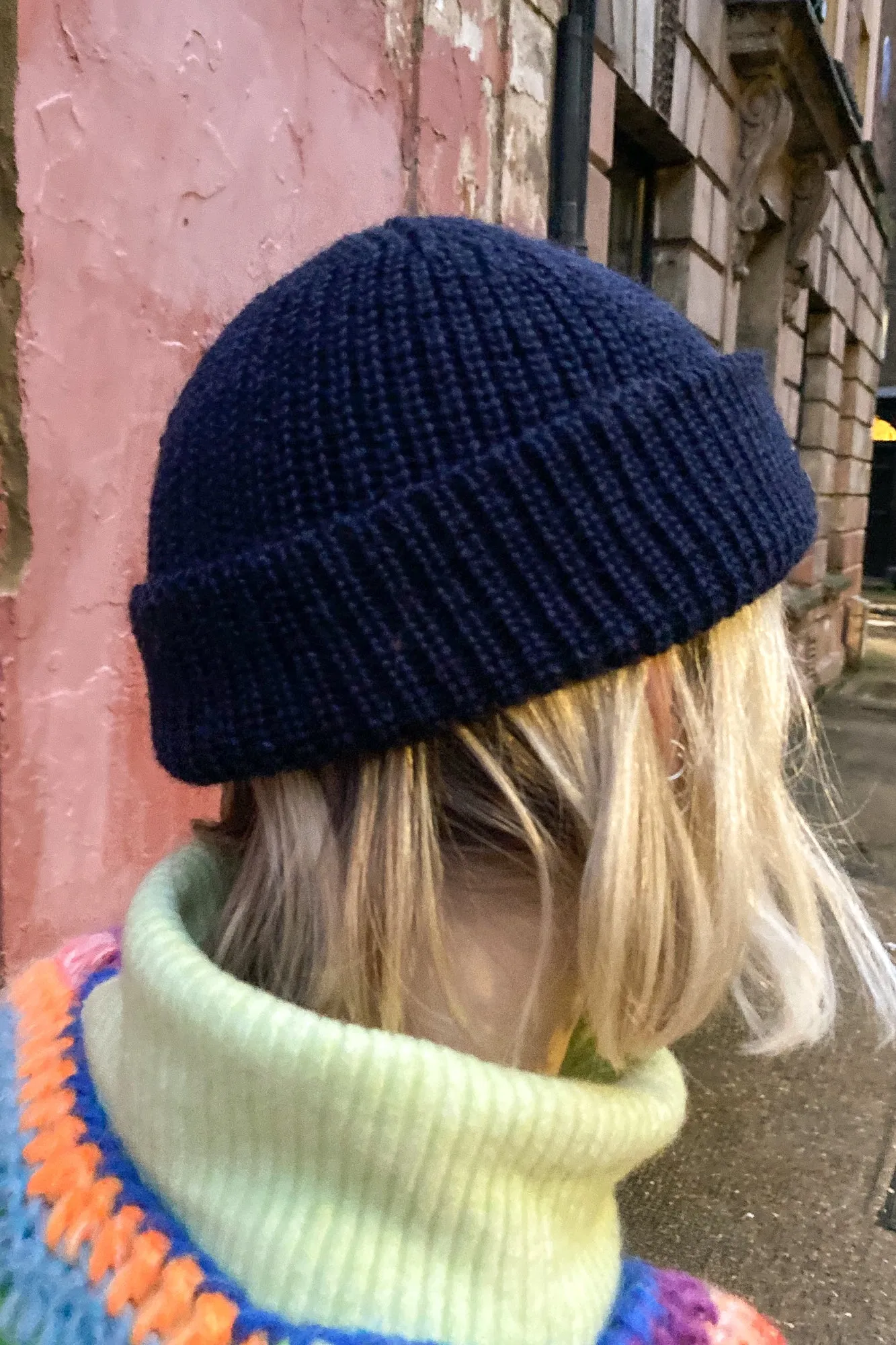 Rock   Ruby Walter Midnight Blue Wool Hat