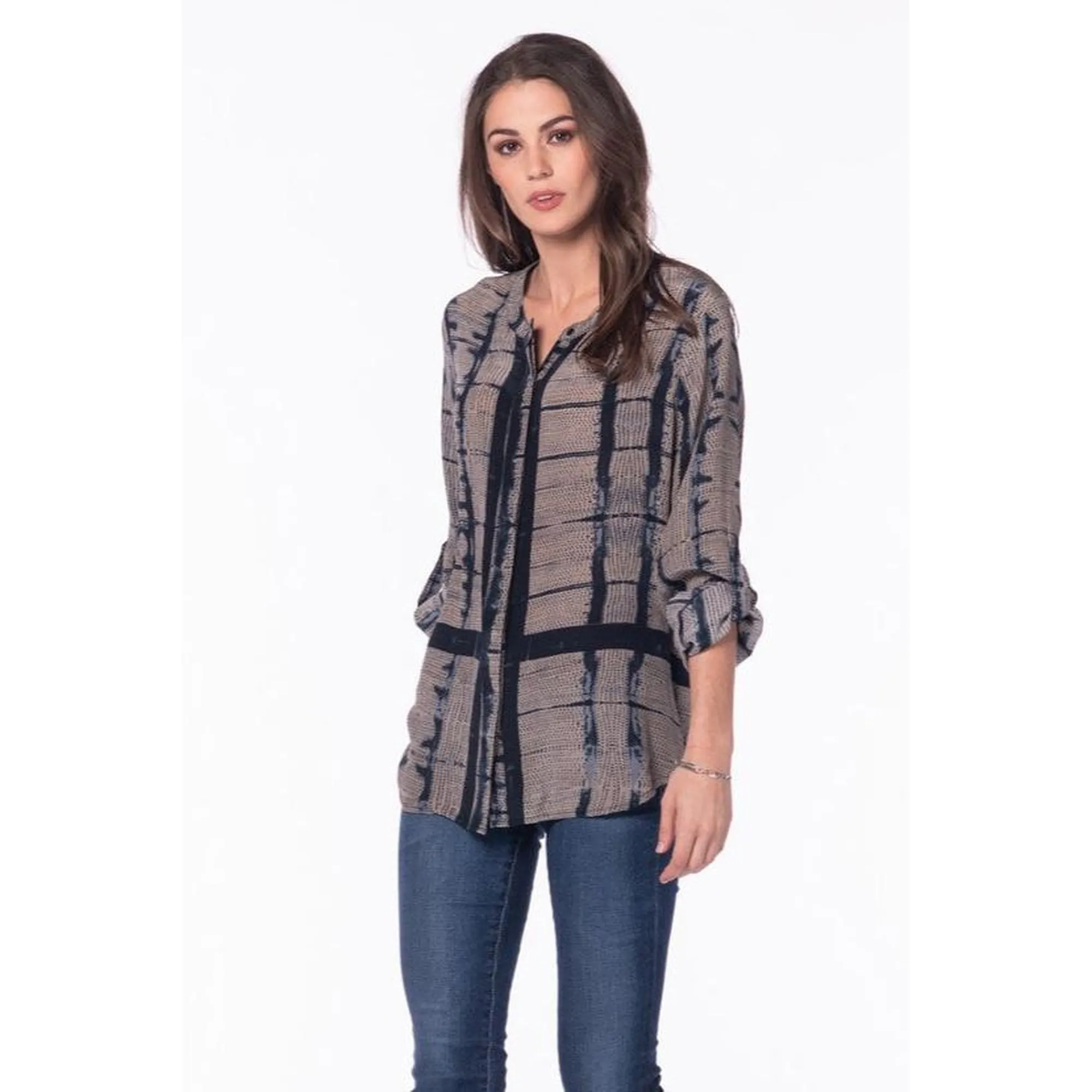 Silk Adele Dots Top