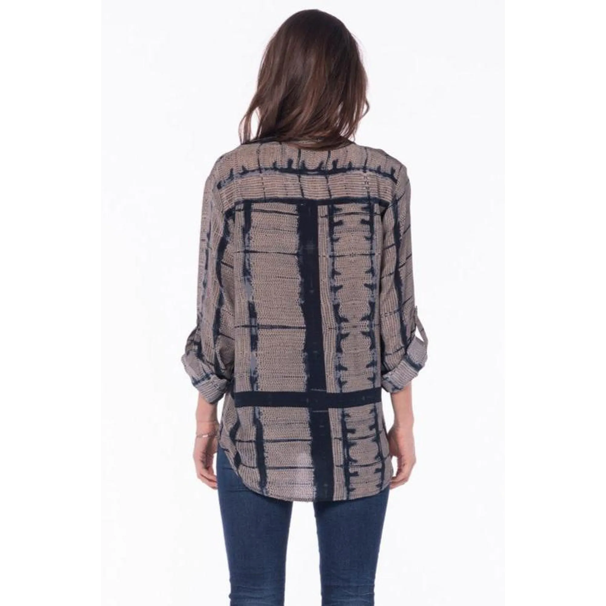 Silk Adele Dots Top