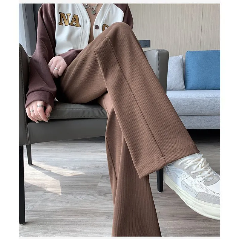 Solid Casual Plus Sports Loose Fit Sweatpants