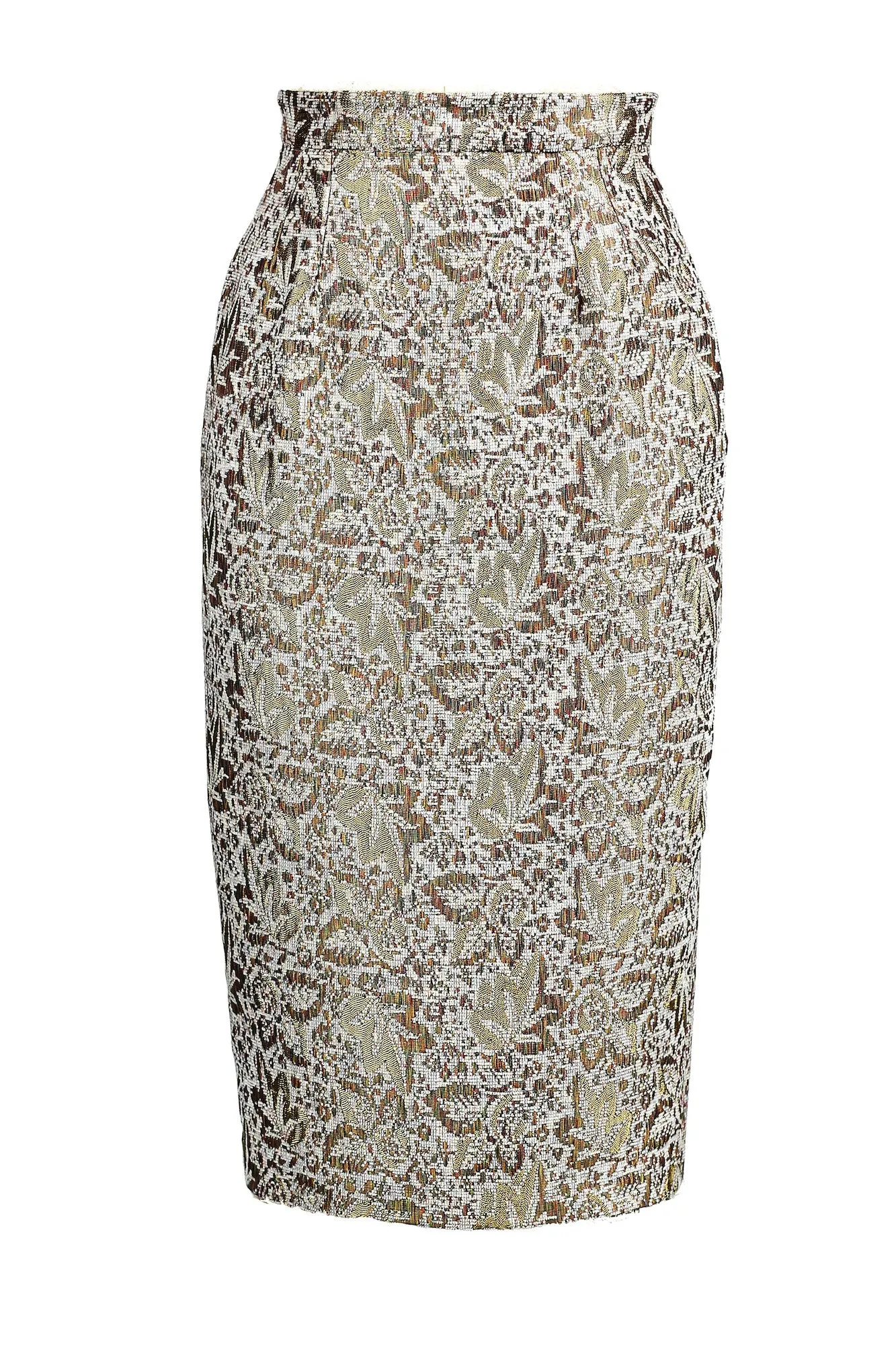 Textured High-waisted Pencil Skirt for All Seasons
