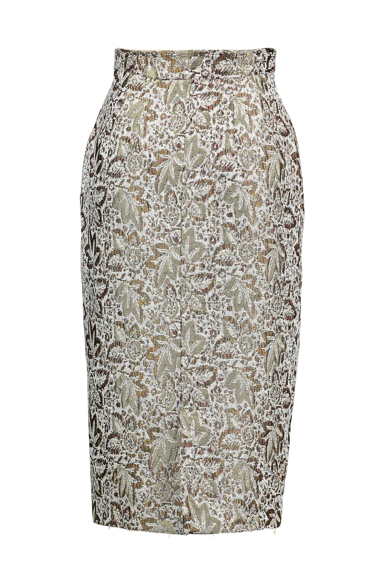 Textured High-waisted Pencil Skirt for All Seasons
