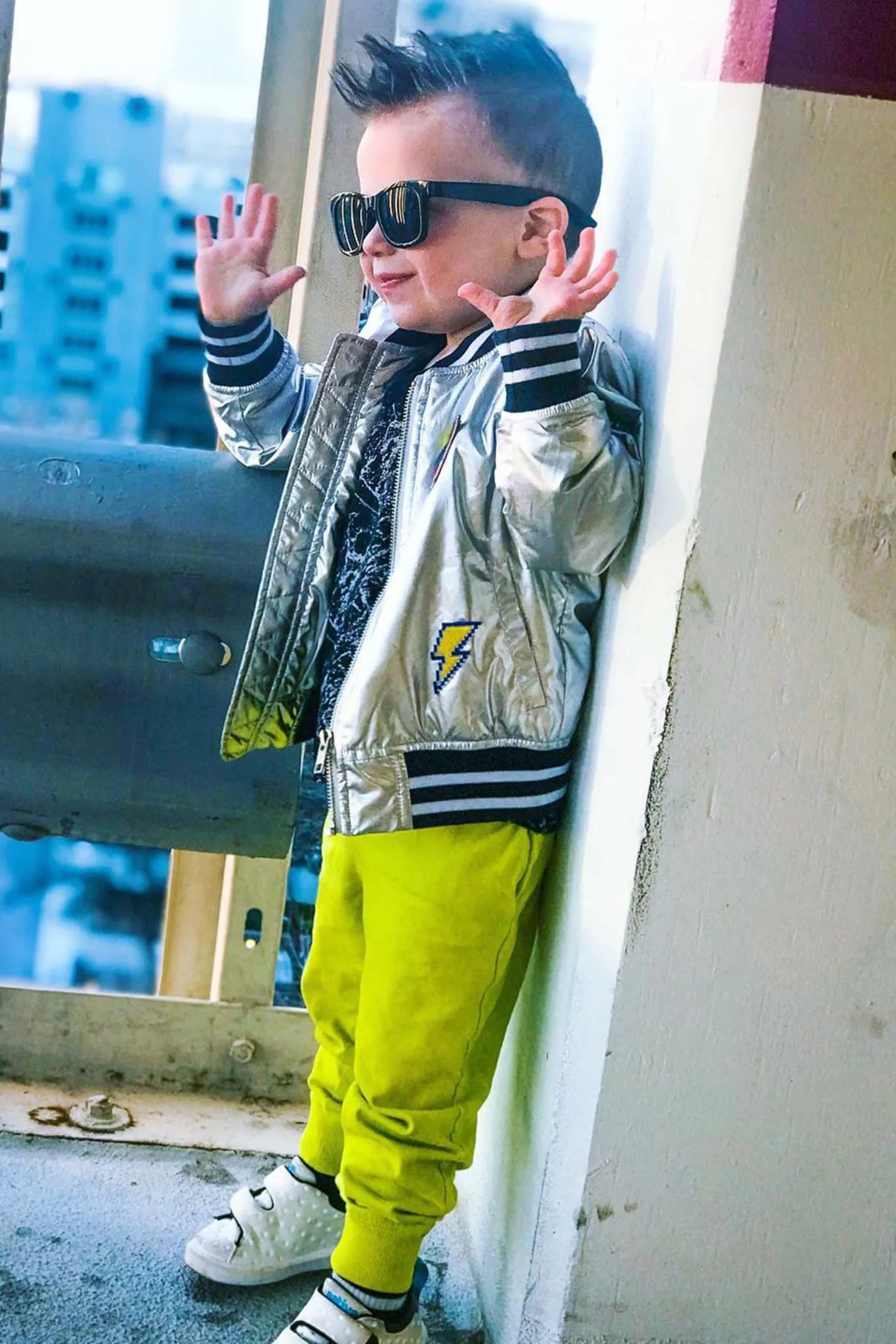 The Silver Bomber Jacket
