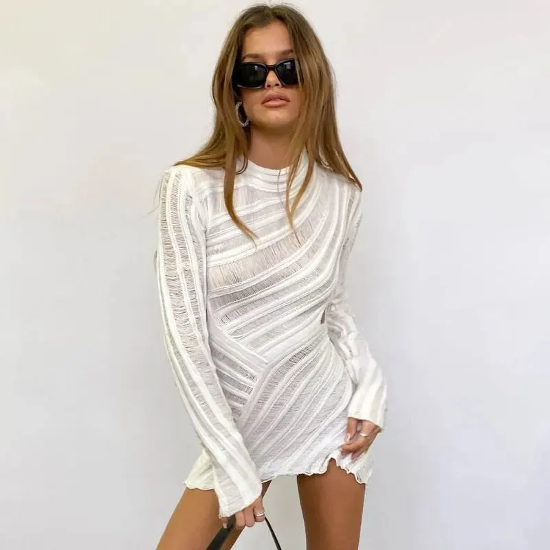 Women’s Slim Long Sleeve Bodycon Dress